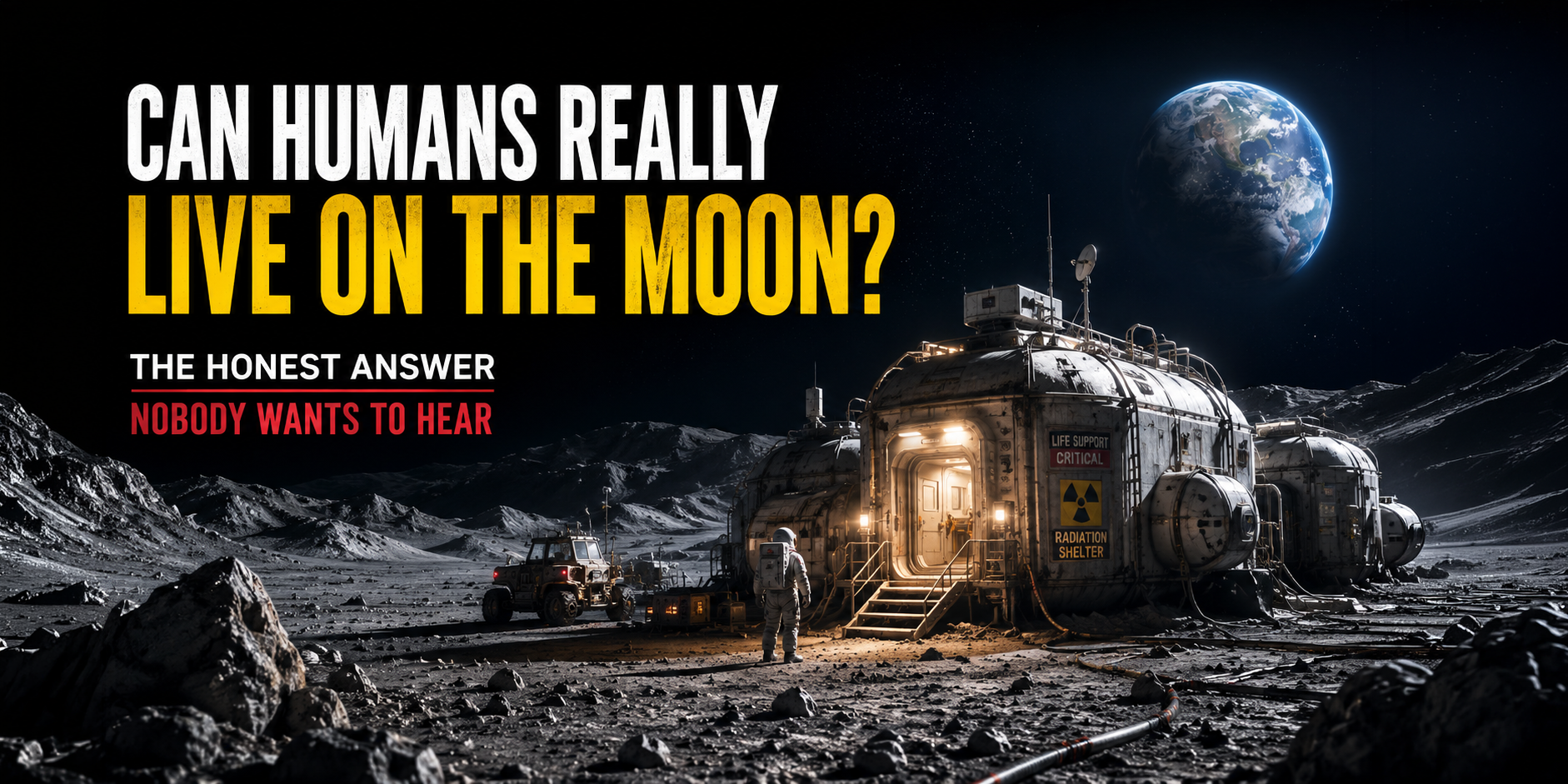Humans living on the moon